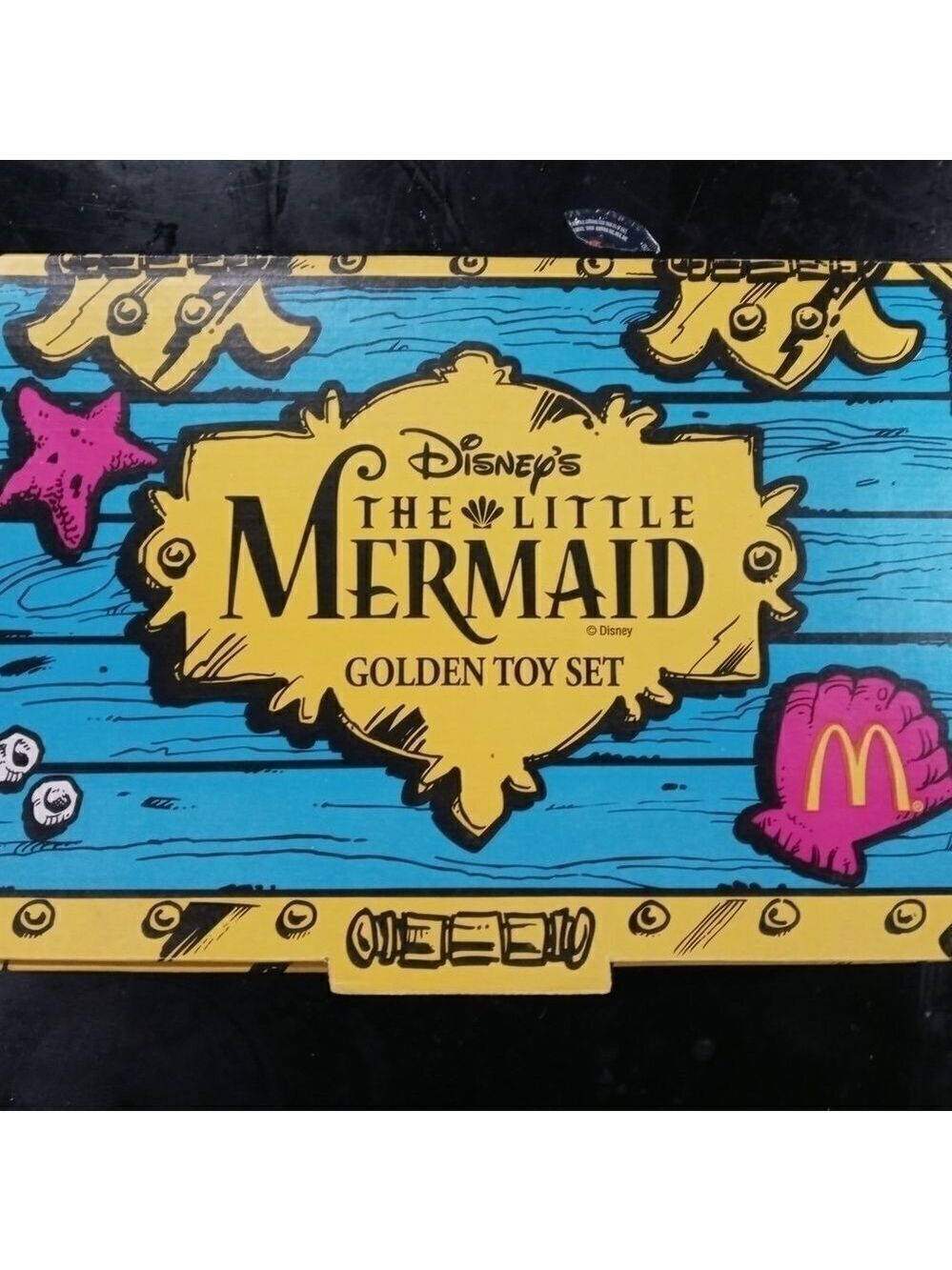 DISNEY LITTLE MERMAID MCDONALD'S GOLDEN TREASURE